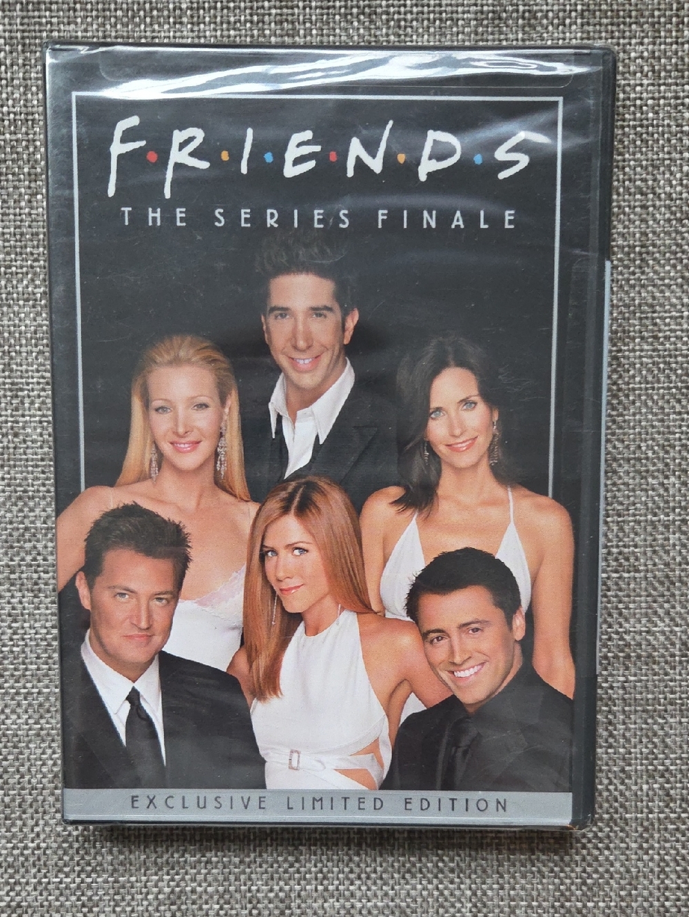 Friends: The Series Finale DVD — Black Cover with Color Logo Dots
